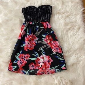 Roxy Strapless Floral Dress (XS)